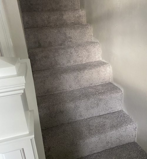 Staircase renovation after